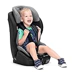Kinderkraft Kinderautositz SAFETY FIX, Autokindersitz, Autositz, Kindersitz mit Isofix und Top Tether, Gruppe 1/2/3 9-36kg, 5 Punkt Sicherheitsgurt, Einstellbare Kopfstütze, ECE R44/04, Schwarz