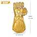 NDJLNZ Infinity Gauntlet with Removable Gems Infinity Gloves LED Gem Three Lighting Modes Halloween Cosplay Prop (Kids, Gold Gauntlet-Removable gems)