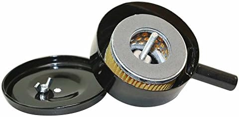 Interstate Pneumatics SA13 - Compressor Air Intake Filter Metal Body 5" Dia - 3/4" MPT w/Paper Cartridge