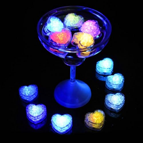LED Cubos de Hielo Corazón 12 Piezas para Eventos miniatura 3