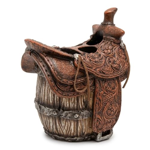The Bridge Collection Western Saddle Toothbrush Holder - Country Western