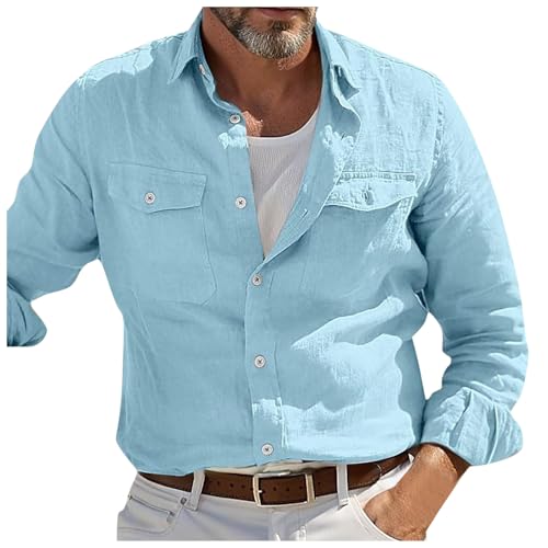 Chemise Habillée Homme Coupe Classique en Coton pour le Bureau