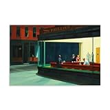 JUYOZ Edward Hopper Malerwerke (Nighthawks) Poster auf 