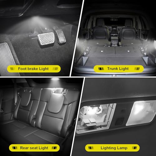 Kit 11 Lámparas LED Interior para Ford Explorer 2011-2020 miniatura 5