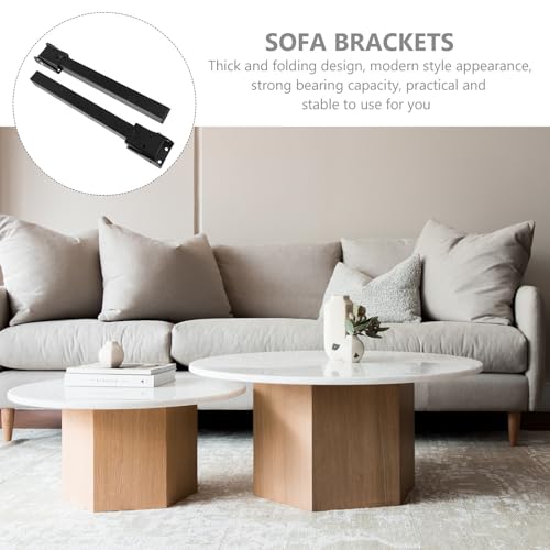 Patas de acero negro con soporte resistente y diseño moderno para muebles 8