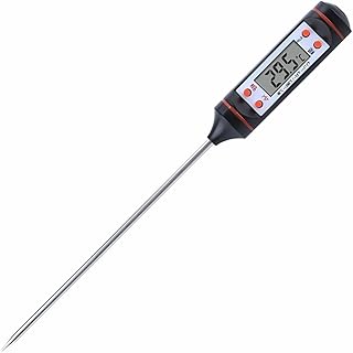 Termômetro digital culinário com display de fácil leitura suporta te