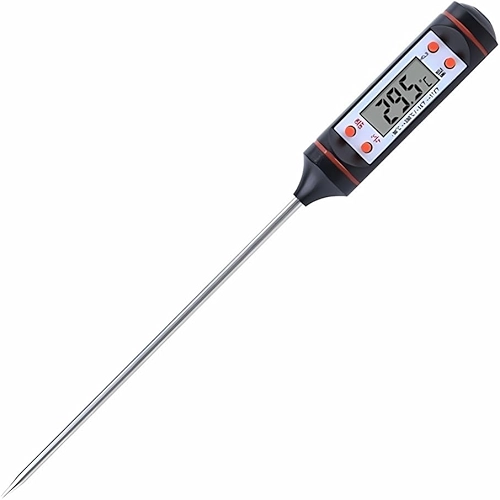 Termômetro Digital Culinário com Display de Fácil Leitura, Suporta Temperaturas de até 300°C Medição Precisa para Alimentos, Churrasco, Líquidos, Forno e Cozinha, Alta Durabilidade - Premium