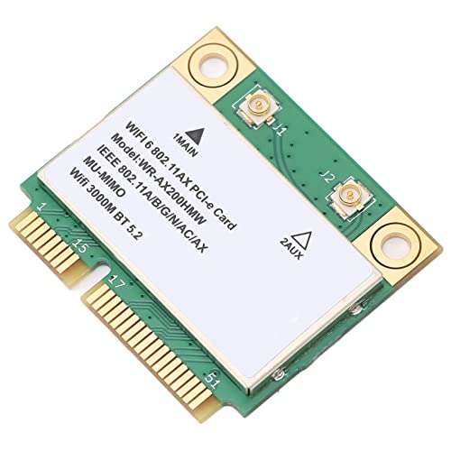 Adaptador de red AX200HMW de 6 tarjetas con banda 802.11 a/b/g/n/ac/ax, interfaz PCI-E half mini, Bluetooth 5.2, solo para Windows 10 (64 bits) miniatura 6