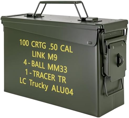 Trucky Caja de municiones Ammo Box 28x10x18 cm Caja metálica Caja...
