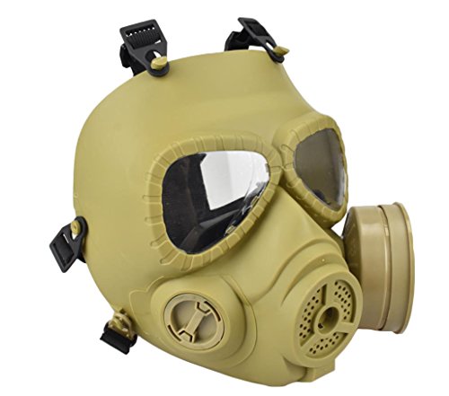 Jffcestore Airsoft Tactical Protective Mask M88 Helmet Full Face Eye Protection Skull Cs Mask With Adjustable Strap One Size Fits All For Airsoft Bb Gun Cs Game And Party (De) #TOP2