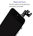 for iPhone 5S Screen Replacement with Home Button, Arotech 4.0 Inch Full Assembly LCD Display Digitizer Touch Screen with Repair Tool Kit and Tempered Glass (Black)