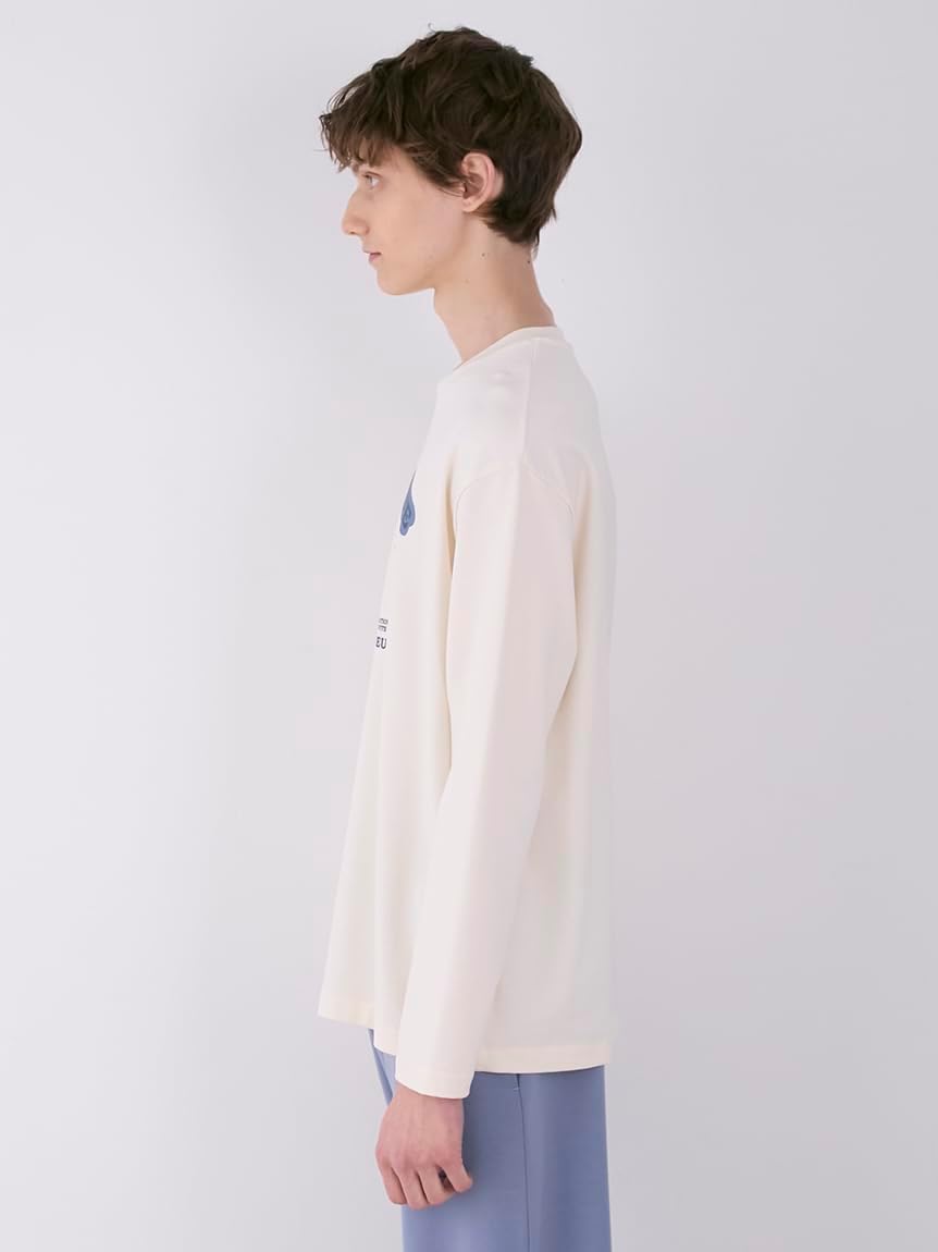 アイスクリームワンポイントTシャツ&ロングパンツ　ブルー Amazon | [ジェラート ピケ] BABYシリアルベアワンポイントT