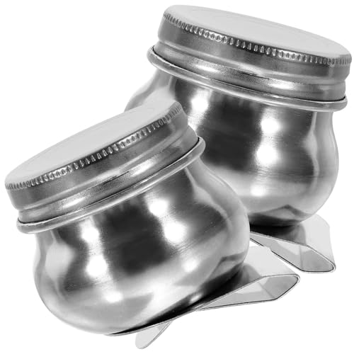 Vasos de Paleta de Acero Inoxidable HEATSHAKING Tapas Limpieza Pinceles