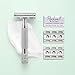 ROCKWELL RAZORS 6C Double-Edge Safety Razor with 6 Adjustable Shave Settings and 5 Blades