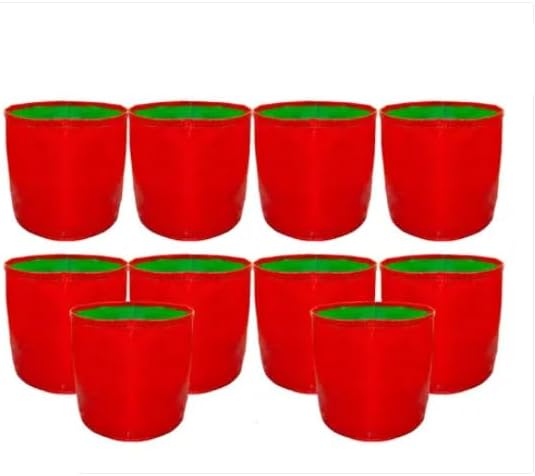 RK_Enterpries Grow Bags (12 x 12 inch), Terrace Gardening, Vegetable, Fruits Planting Bags Pack of 10
