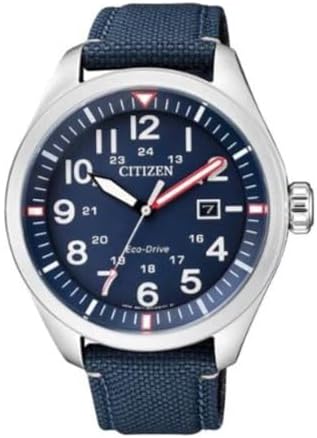 Citizen BM7550-10E: Orologio Aviatore Eco-Drive Con Cinturino In Pelle E Quadrante Bussola