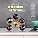 Wine Cloud Acrylic Wine Rack | Portable Countertop Designer Bottle Holder | Small Stand for Storage