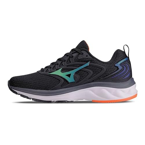 Tênis Mizuno Space 4 - Infantil - Preto/verde - 30