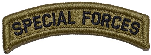 U.S. Special Forces Tab Multicam OCP Scorpion Camo Hook Fastener Patch Made in USA