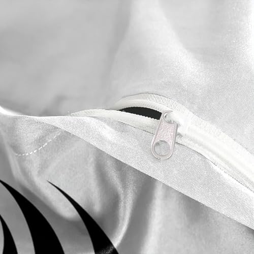 Housse de couette douce fermeture éclair parure de lit microfibre anti-plis - 8