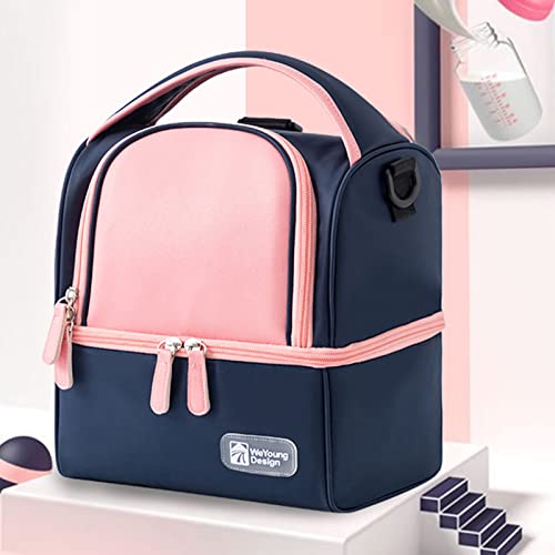 Bolsa Térmica para Leite Materno, Dupla Camada Com Isolamento Térmico Mochila para Resfriamento de L