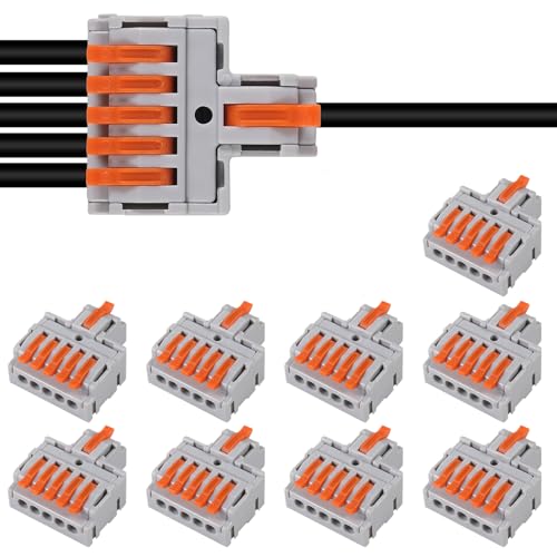 10PCS Quick Terminal Wire Connectors 600V 32A Conductor Compact Connector