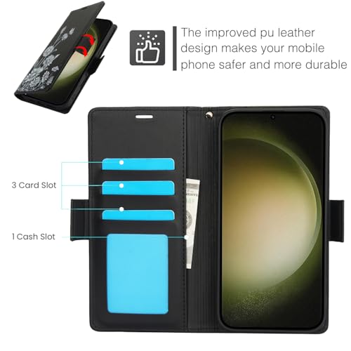 Coque Samsung S23 Ultra YM026 Noir finition premium ajustée