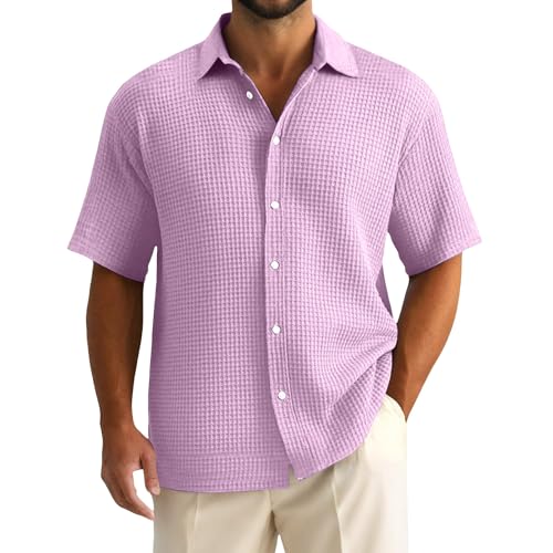 Chemise homme demi-manches ample pour éviter la chaleur en vacances