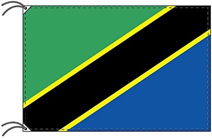 Amazon Tospa タンザニア 国旗 70 105cm テトロン製 地図 国旗 おもちゃ