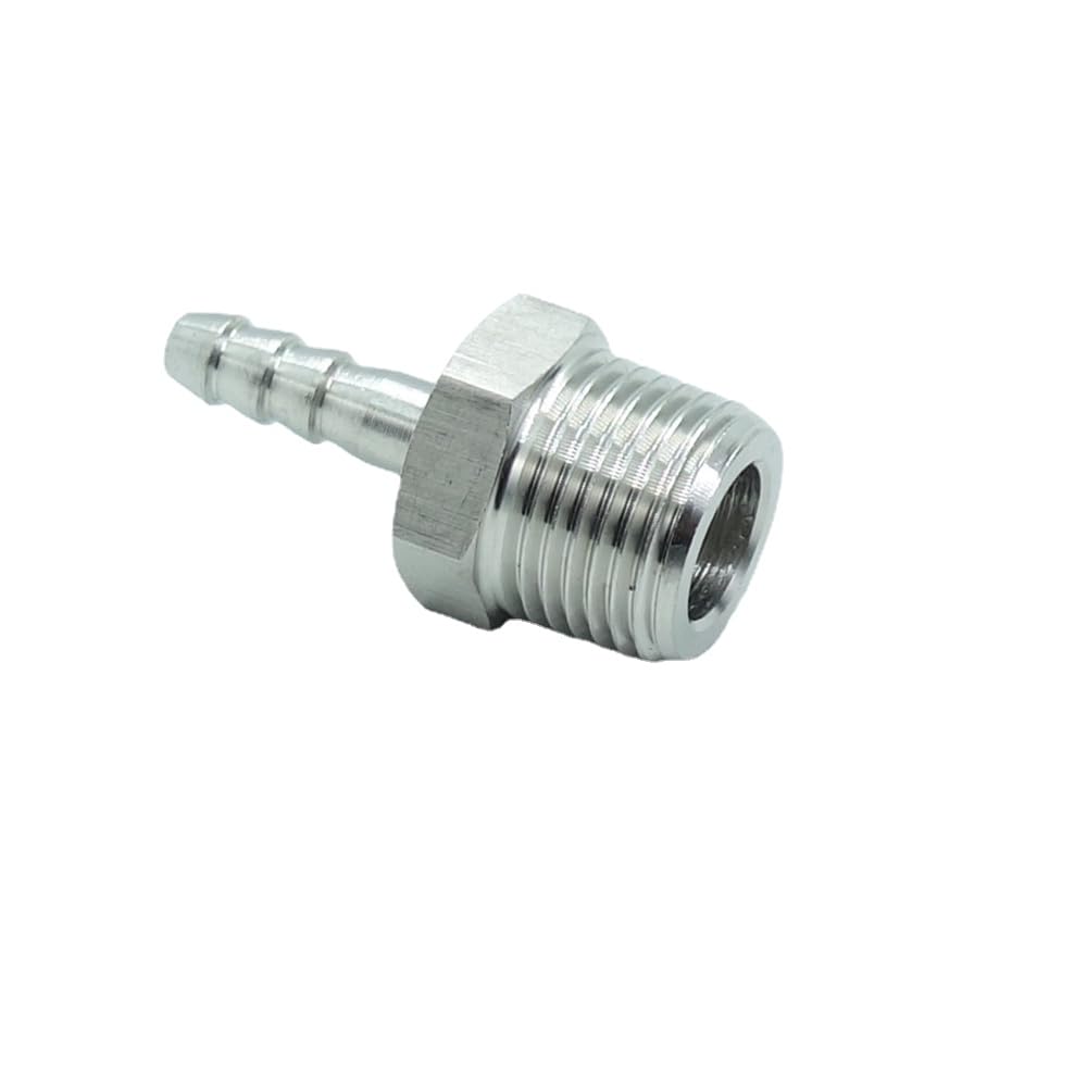 5 Pcs Brass Hose Barb Fittings 1/2" Barb to 1/2 NPT Male Pipe Adapter — view 20
