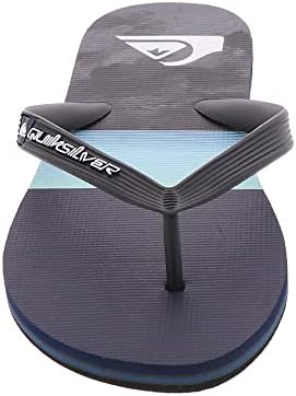 Quiksilver Men's Molokai Panel 3 Point Sandal Flip-Flop, Blue/Blue/Grey, 6 | Image 4
