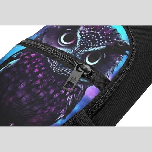 Mochila Sling Crossbody Negra para Uso Diario miniatura 4