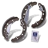 technische Info: Bremsbackensatz, Duchmesser-Ø: 200,00 mm, Breite: 40,00 mm, mit Belag, mit Hebel, Passend für Bremssystem: Volkswagen