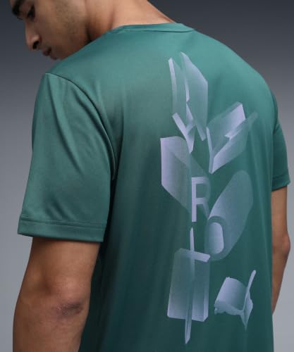 PUMA T-Shirt à Motif x HYROX Homme XXL, Herb Garden Green