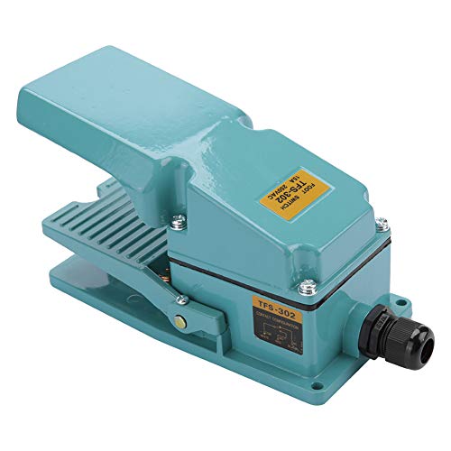 Interruptor de pedal TFS-302 de aluminio para evitar cortes y fallos 2