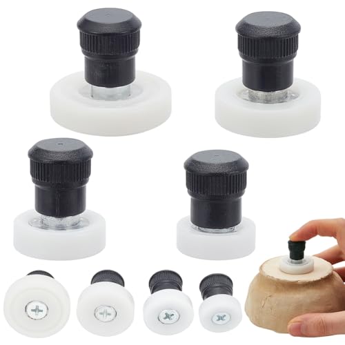 INFUNLY 4pcs Different Sizes Clay Finishing Tools Professional Ceramic Pottery Finishing Tool Set for Enthusiasts Clay Throwing Trimming Spinner Tool Practical Pottery Wheel Trimmer Tools