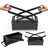 Briquette Maker, Fire Brick Press Manual Paper Log Briquette Maker Eco Recycle Newspaper Fuel Block, Heavy Duty Fire Brick Press Burning Fuel Home Recycle Tool Iron Waste Paper Machine