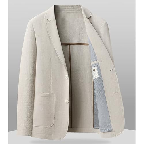Men's Sport Coats Blazers Slim Fit Suit Jacket Casual Cotton Linen Lightweight Blazer Two Button Sport Coat4