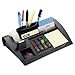 Notes Dispenser w/Weighted Base, Plastic, 11-7/8 x 2-1/2 x 7-3/4, GY