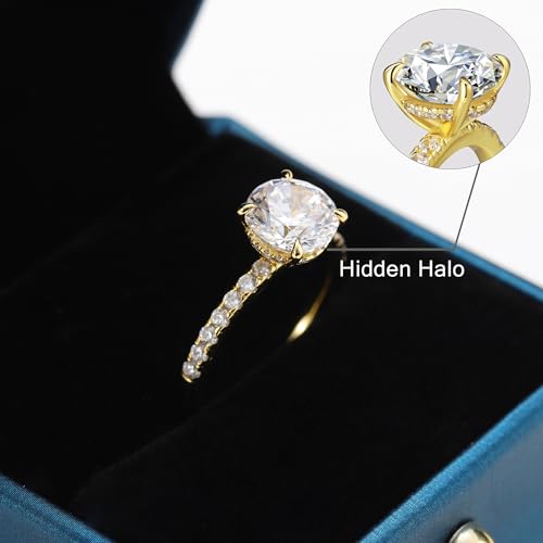 SMILEST 14K Gold Plated Cubic Zirconia Ring