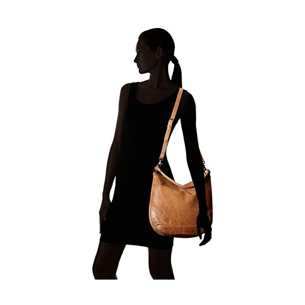 FRYE Women's Melissa Hobo Shoulder Handbag, Beige, One Size - Image 7