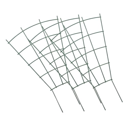 ORFOFE 3pièces Treillis Mural De Jardin pour Plantes Grimpantes Support De Tige Métallique pour Jardinière Surélevée Lot
