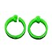 iherdsman 001-100 Multi-color Bird Leg Bands Numbered 8 mm Pigeon Parrot Chicks Duck Clip Rings Band (green)