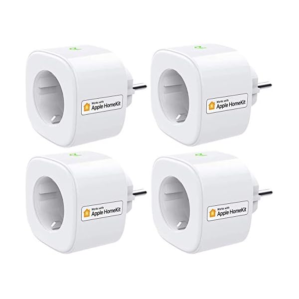 Smart Steckdose funktioniert mit Apple HomeKit, meross WLAN Plug, Inteilligent Stecker,