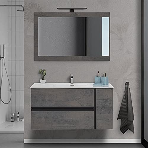 Mobile bagno sospeso 90/110 cm