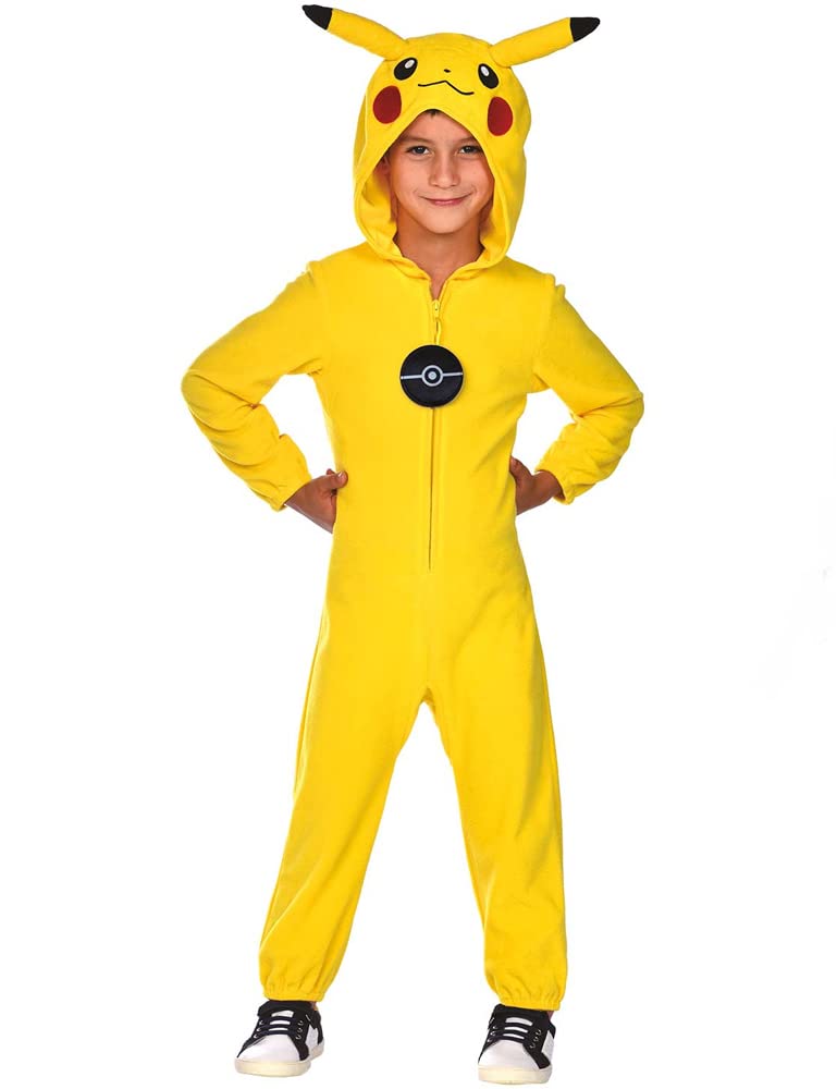 amscan 9908884 - Childs Unisex Official Pokemon Licensed Pikachu Fancy Dress Costume Age: 6-8 Years