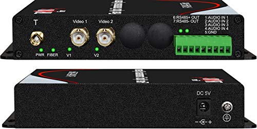 2 Video 4 Audio Data Over Fiber