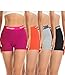 wirarpa Damen Panties Boxershorts Radlerhose Damen Kurze Baumwolle Hosen unter Kleid 3" Schrittlänge 4er Pack Größe XL