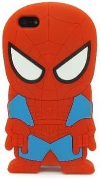 Silicone Superhero Cell Phone Case for Apple Iphone 5/5s (Spiderman)