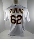 2019 Oakland A's Athletics Lou Trivino #62 Game Issued Jersey 150 P 1453 - Game Used MLB Jerseys